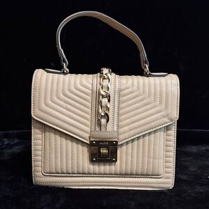Aldo Nude Quilted Handbag
